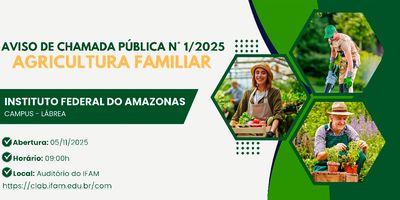 Edital Chamada Pública Nº 001/2025